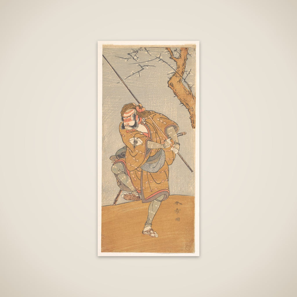 Onoe Matsusuke in the Role of Asahina in "Edo no Haru Meisho Soga" unframed print