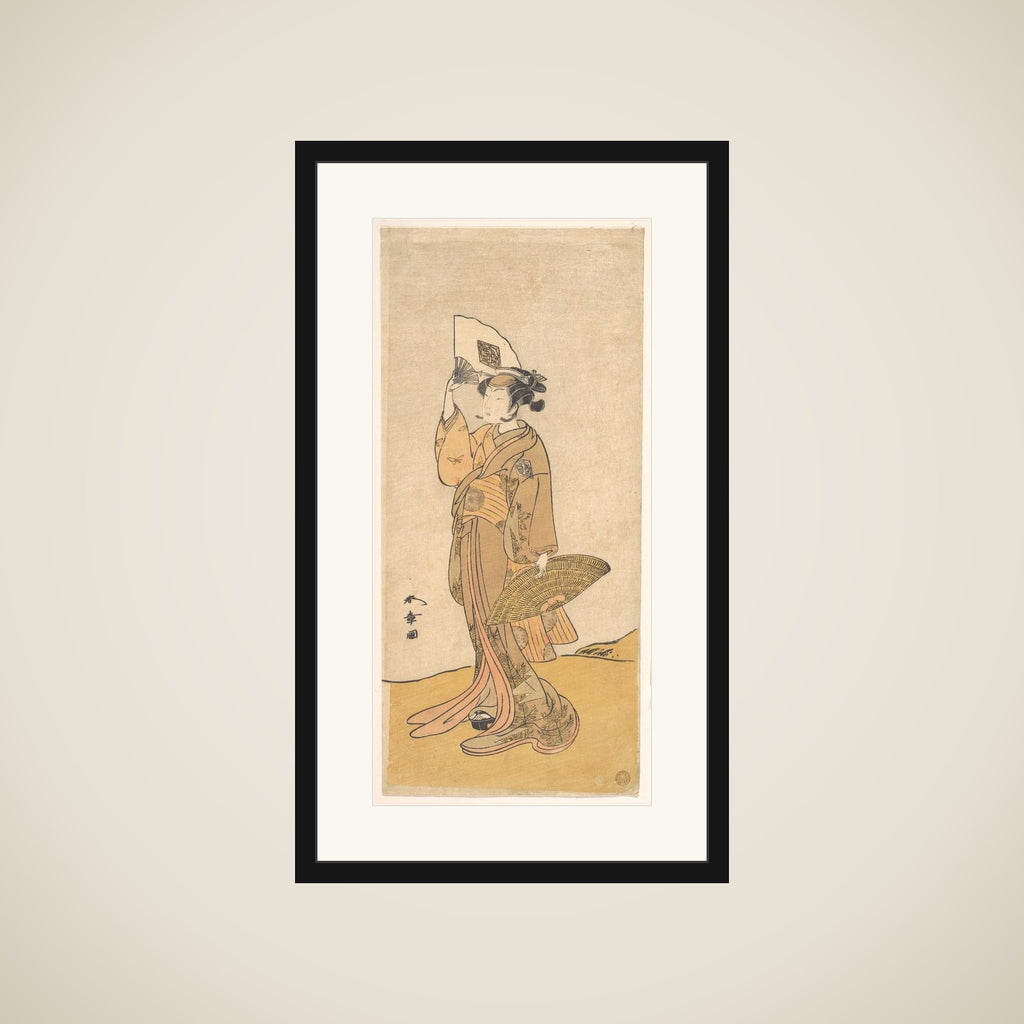 Kabuki Actor Nakamura Matsue framed