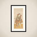 The First Bando Mitsugoro as an Unarmed Man framed