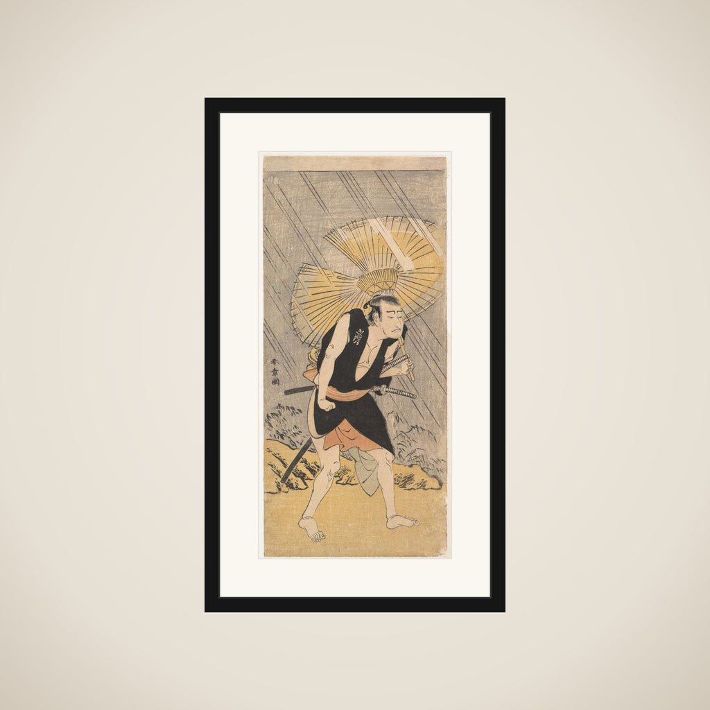 The Actor Nakamura Nakazō in the Role of Ono Sadakurō framed