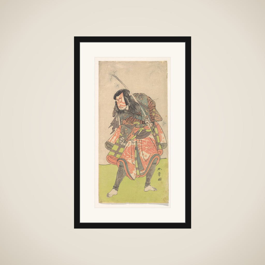 The First Nakamura Tomijuro as an Outlaw framed