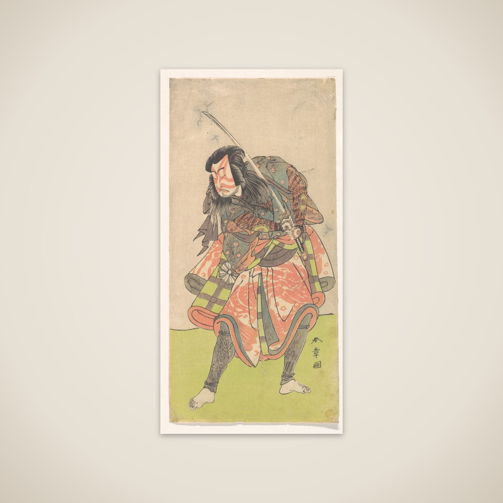 The First Nakamura Tomijuro as an Outlaw unframed print