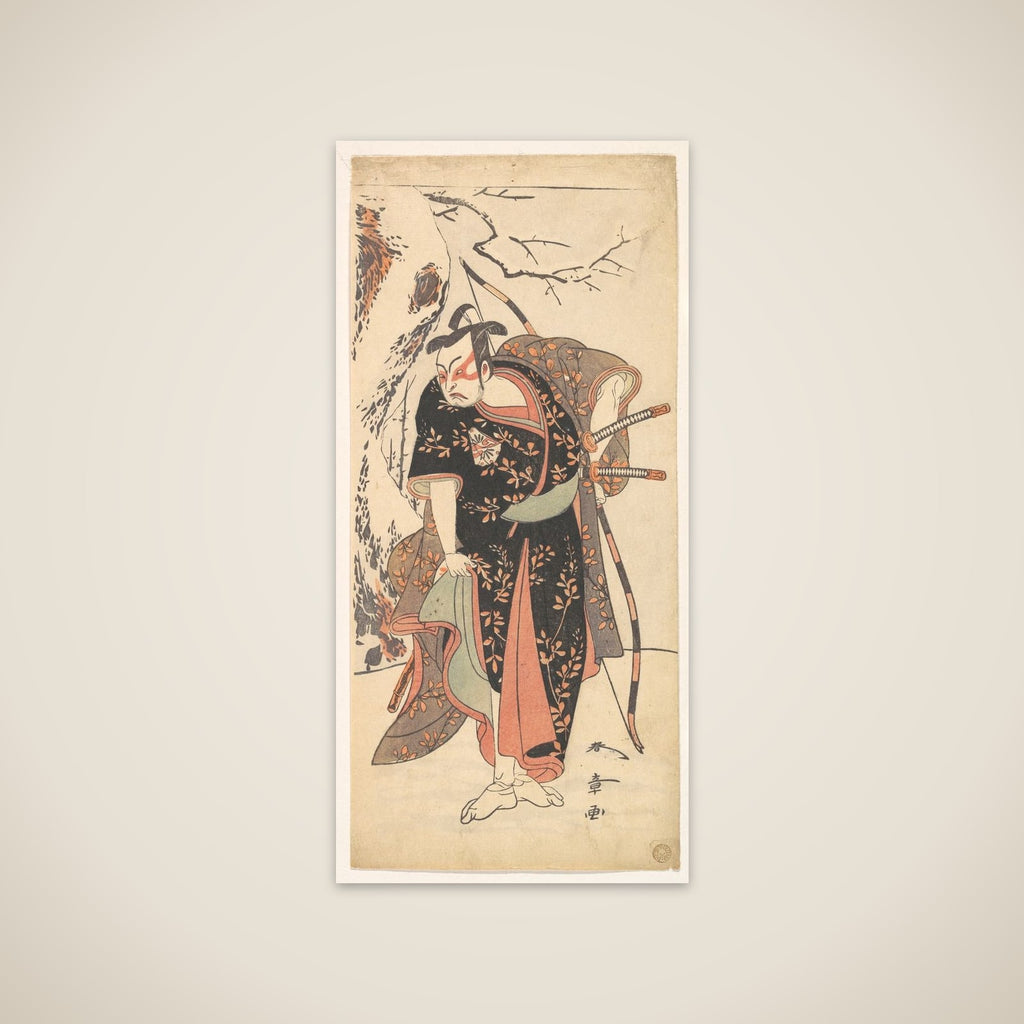 The Second Nakamura Juzo as a Samurai of High Rank unframed print