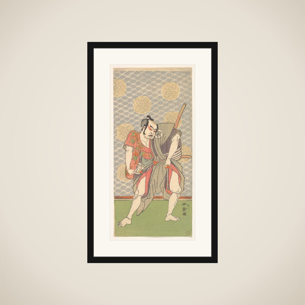 The Second Nakamura Sukegoro in the Role of Gokumon no Shobei framed