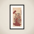 The Actor Ichikawa Ebizō III as Shinozuka Iga no kami Sadatsuna  in a Shibaraku Scene framed