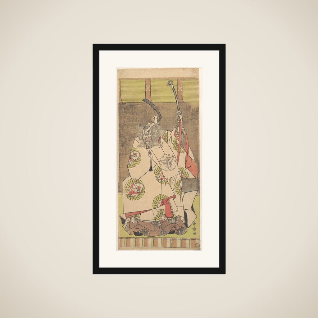 Kabuki Actor Ichikawa Danjūrō IV framed