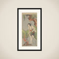 The First Nakamura Nakazo in the Role of Raigo Ajari, a Buddhist Monk framed