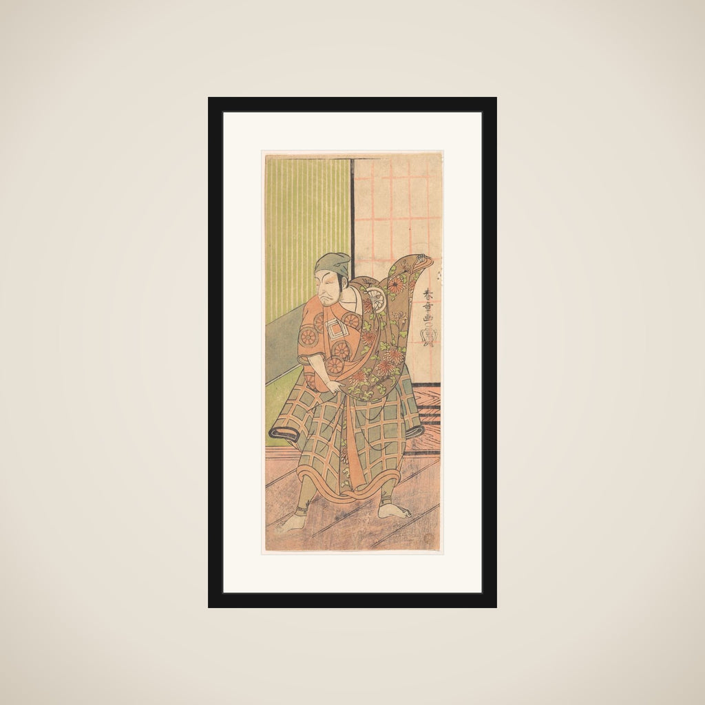 The Fourth Ichikawa Danjuro in the Role of Ukishima Danjo framed