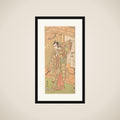 The Fourth Ichikawa Danjuro as a Samurai of High Rank Standing framed