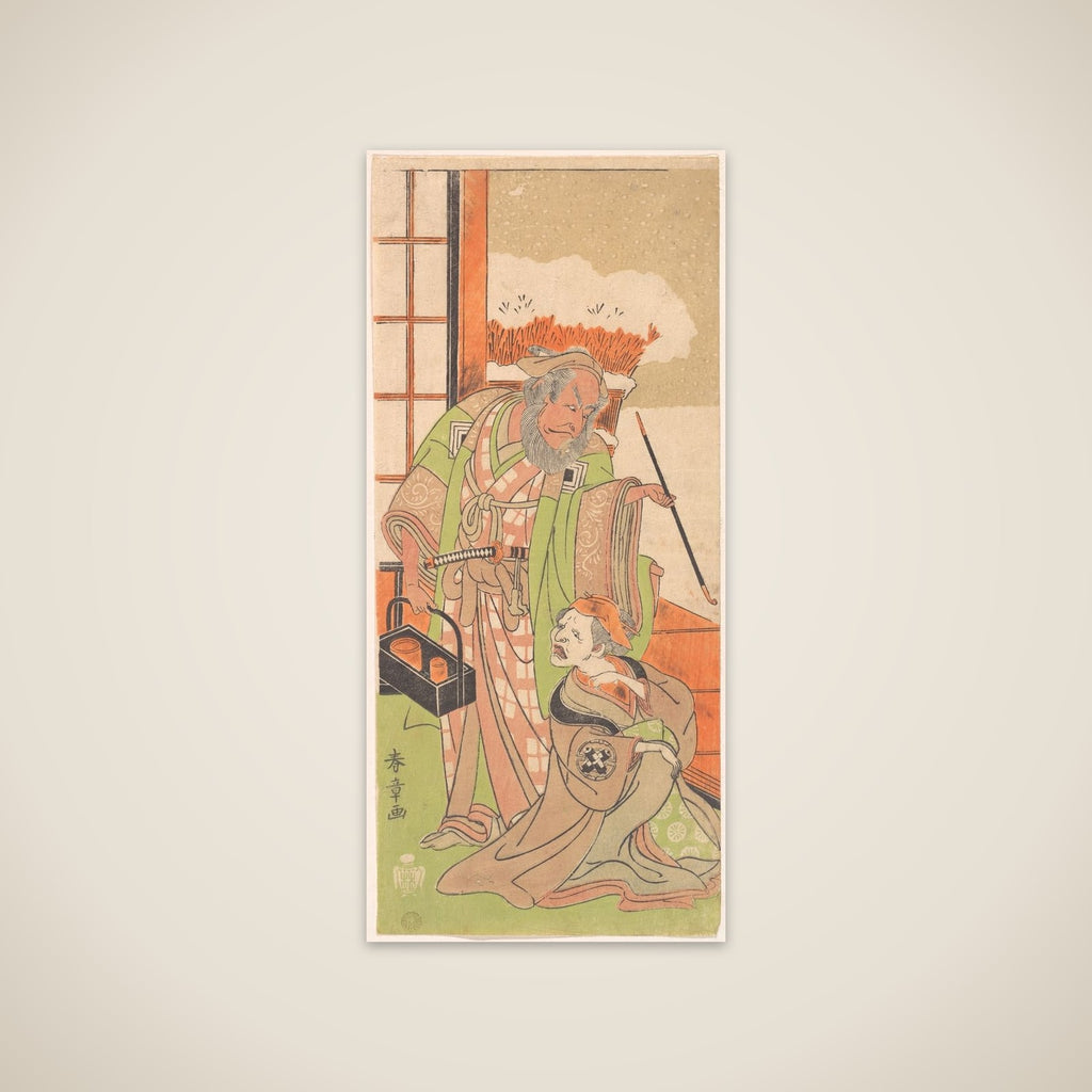 Scene From the Second Act of the Drama "Kawaranu Hana Sakae Hachinoki" unframed print