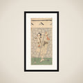 The First Nakamura Nakazo as Warrior Disguised as a Rokubu framed