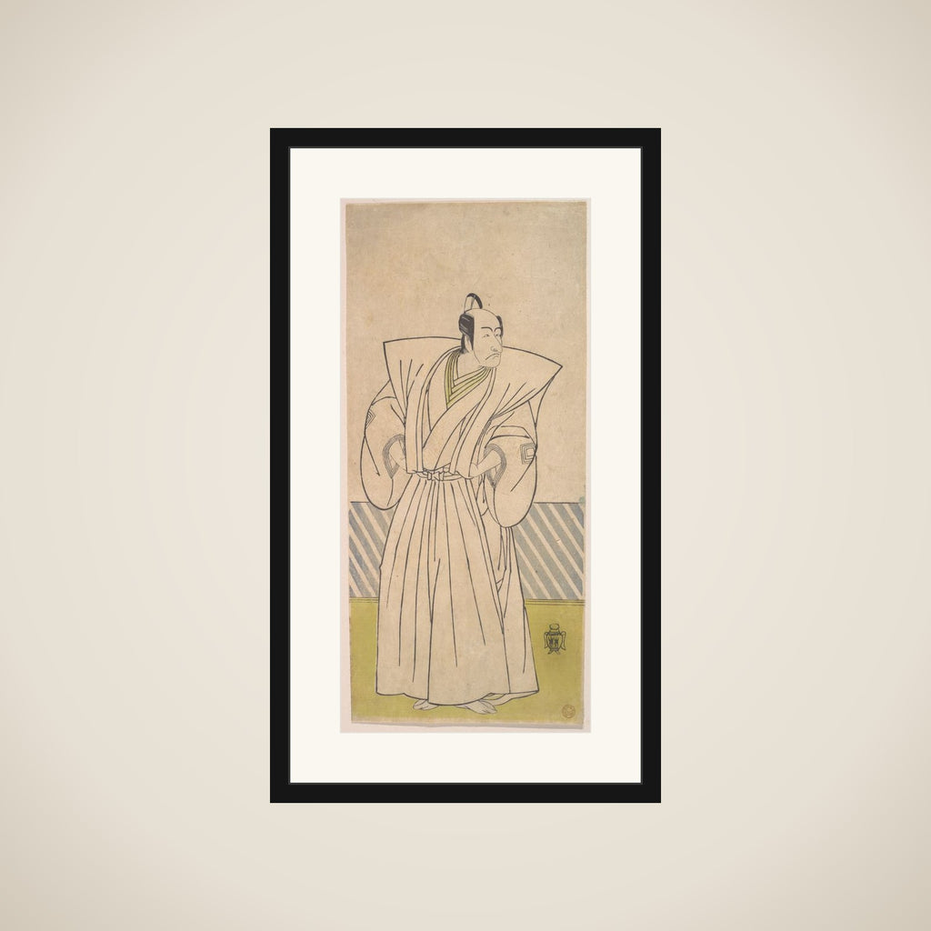 The Fifth Ichikawa Danjuro as a Samurai of High Rank framed