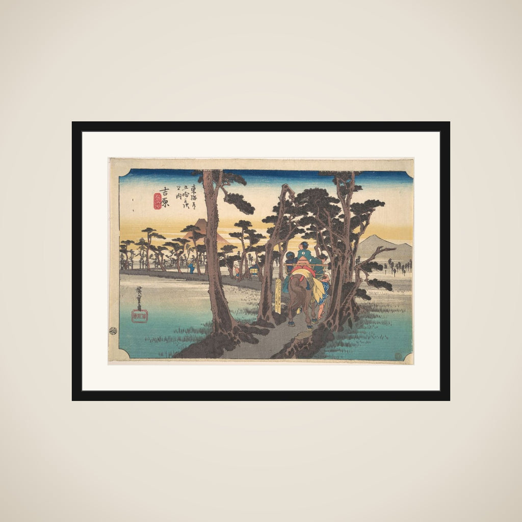 Yoshiwara, Hidari Fuji framed