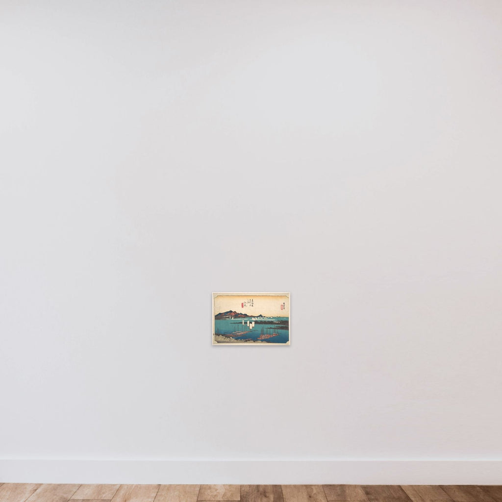 Distant View of Miho Beach from Ejiri unframed — shown to scale