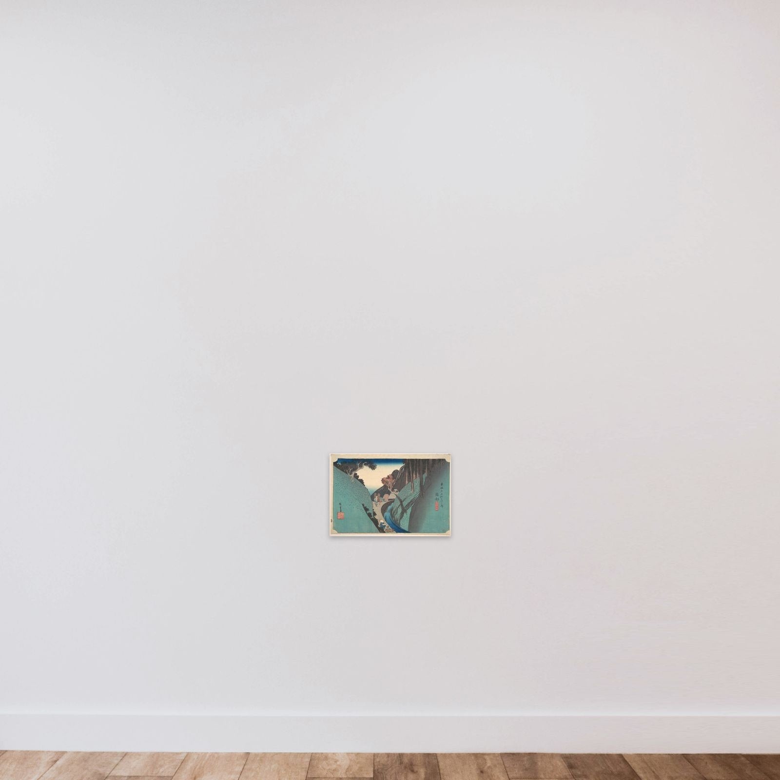 Okabe; Utsu no Yama unframed — shown to scale