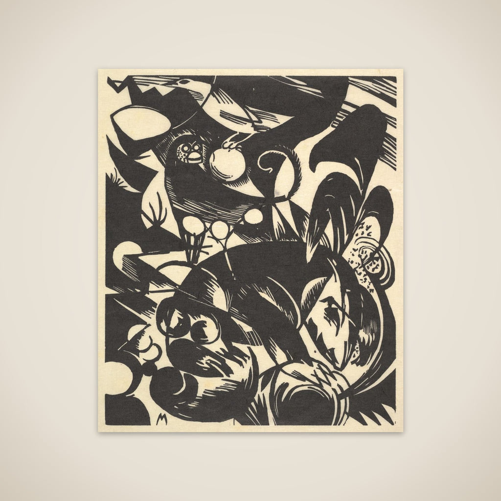 Creation I from the portfolio "New European Graphics, Portfolio III: German Artists"  [Schöpfungsgeschichte I from the portfolio Neue Europäische Graphik III: Deutsche Künstler] unframed print