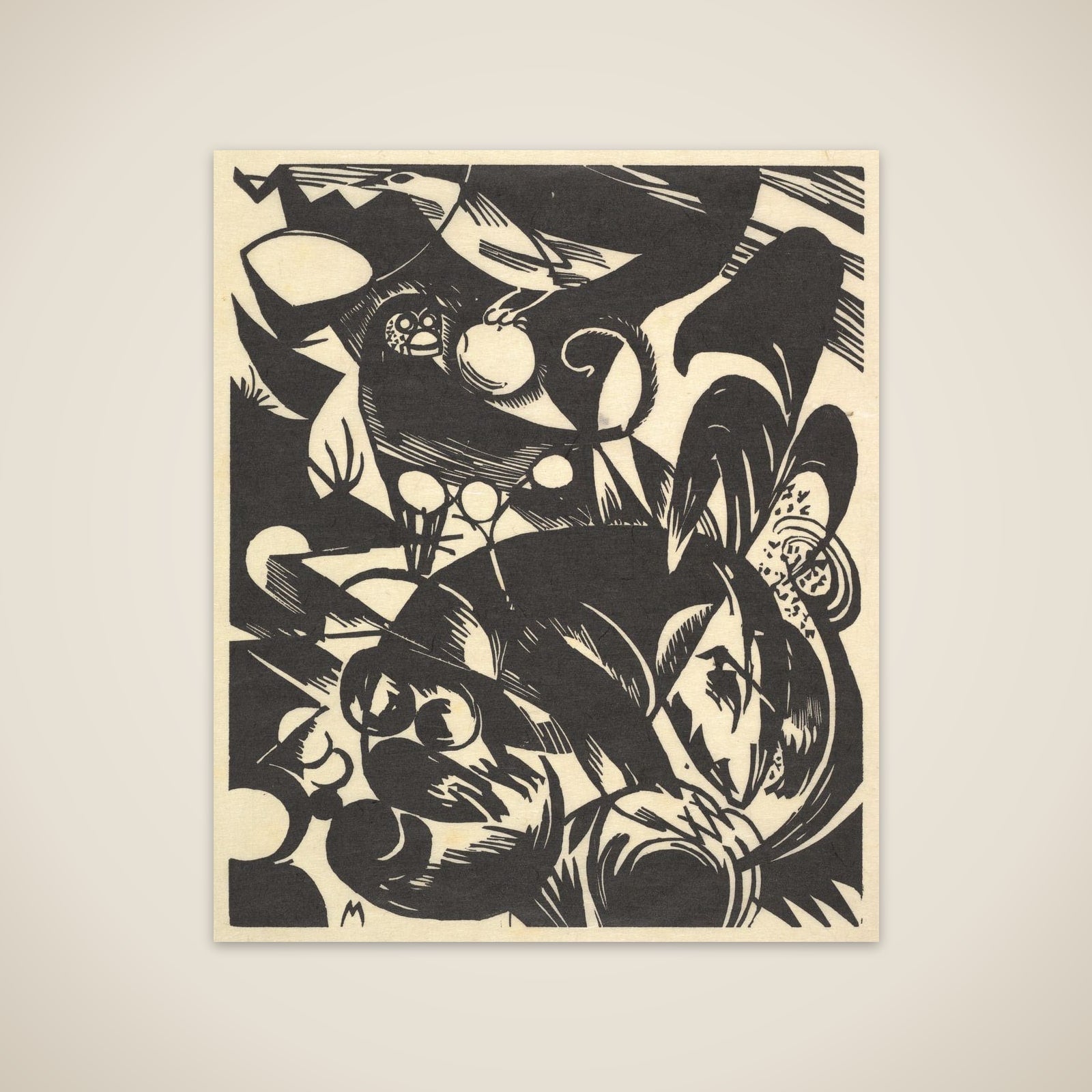 Creation I from the portfolio "New European Graphics, Portfolio III: German Artists"  [Schöpfungsgeschichte I from the portfolio Neue Europäische Graphik III: Deutsche Künstler] unframed print