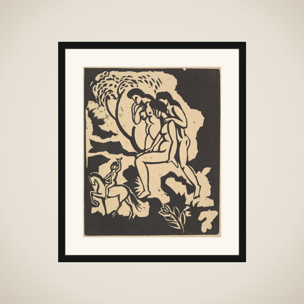 Greeting (Begrüssung) framed
