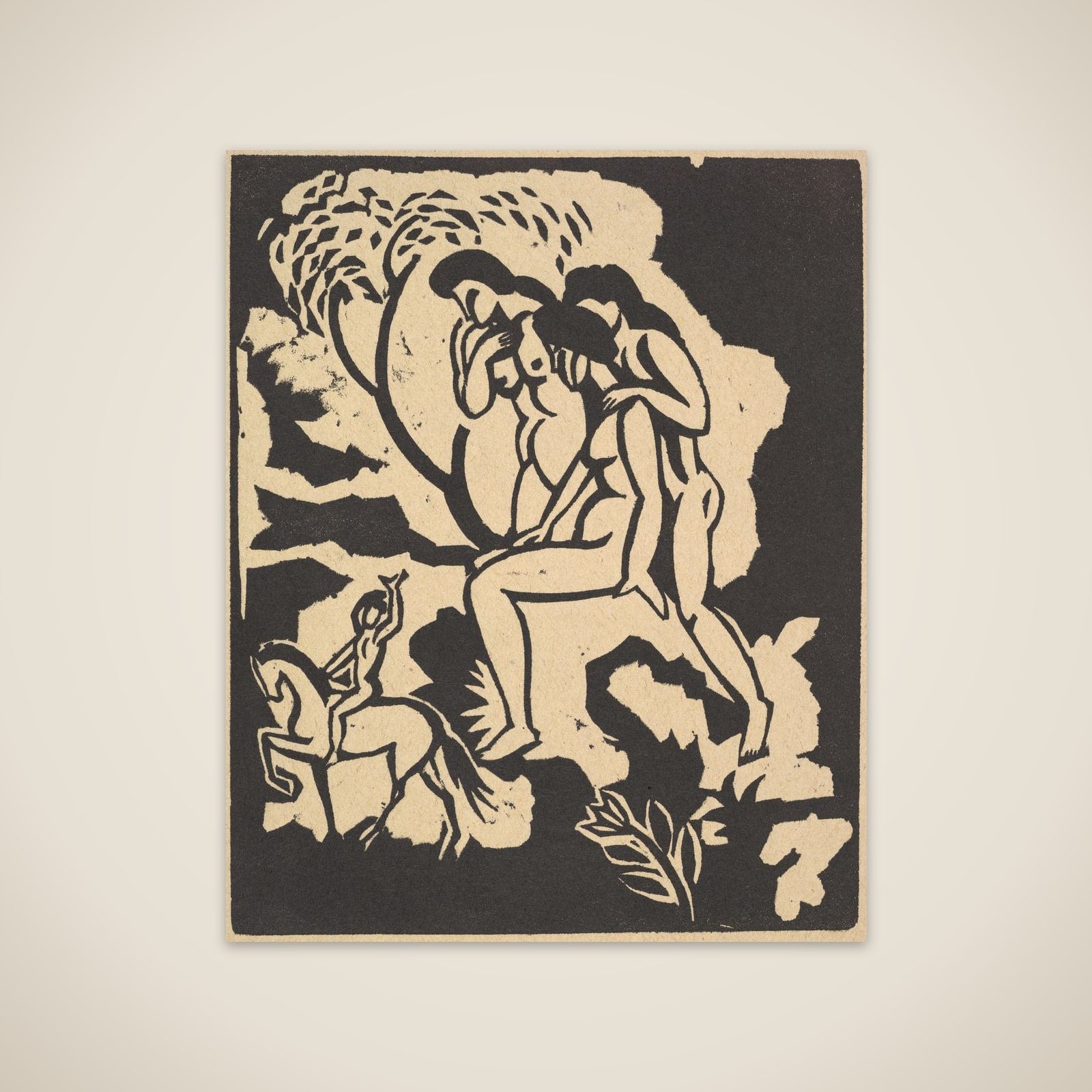 Greeting (Begrüssung) unframed print