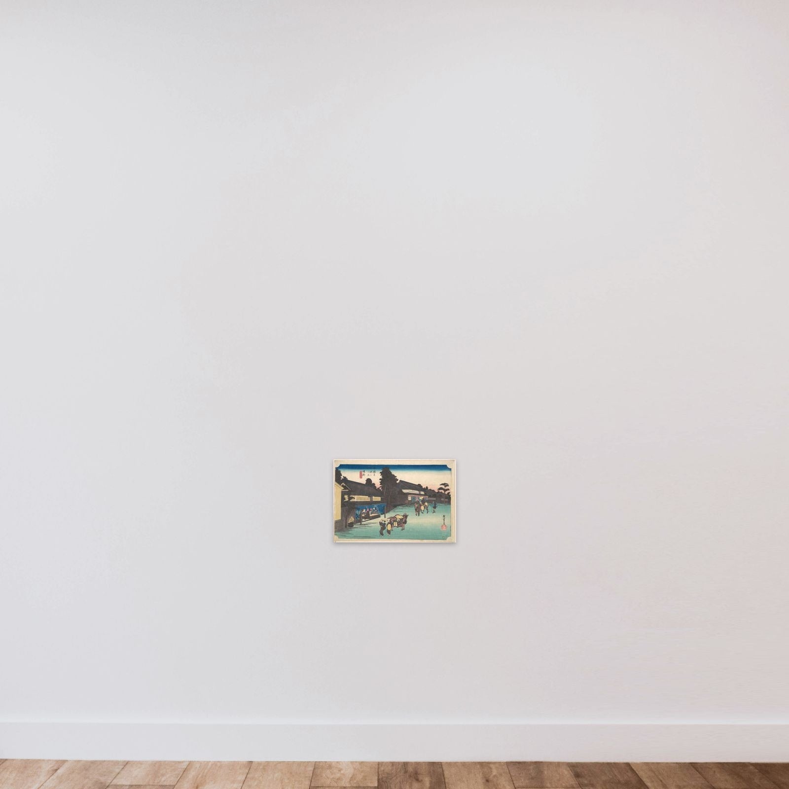 Narumi, Meibutsu Arimatsu Shibori unframed — shown to scale