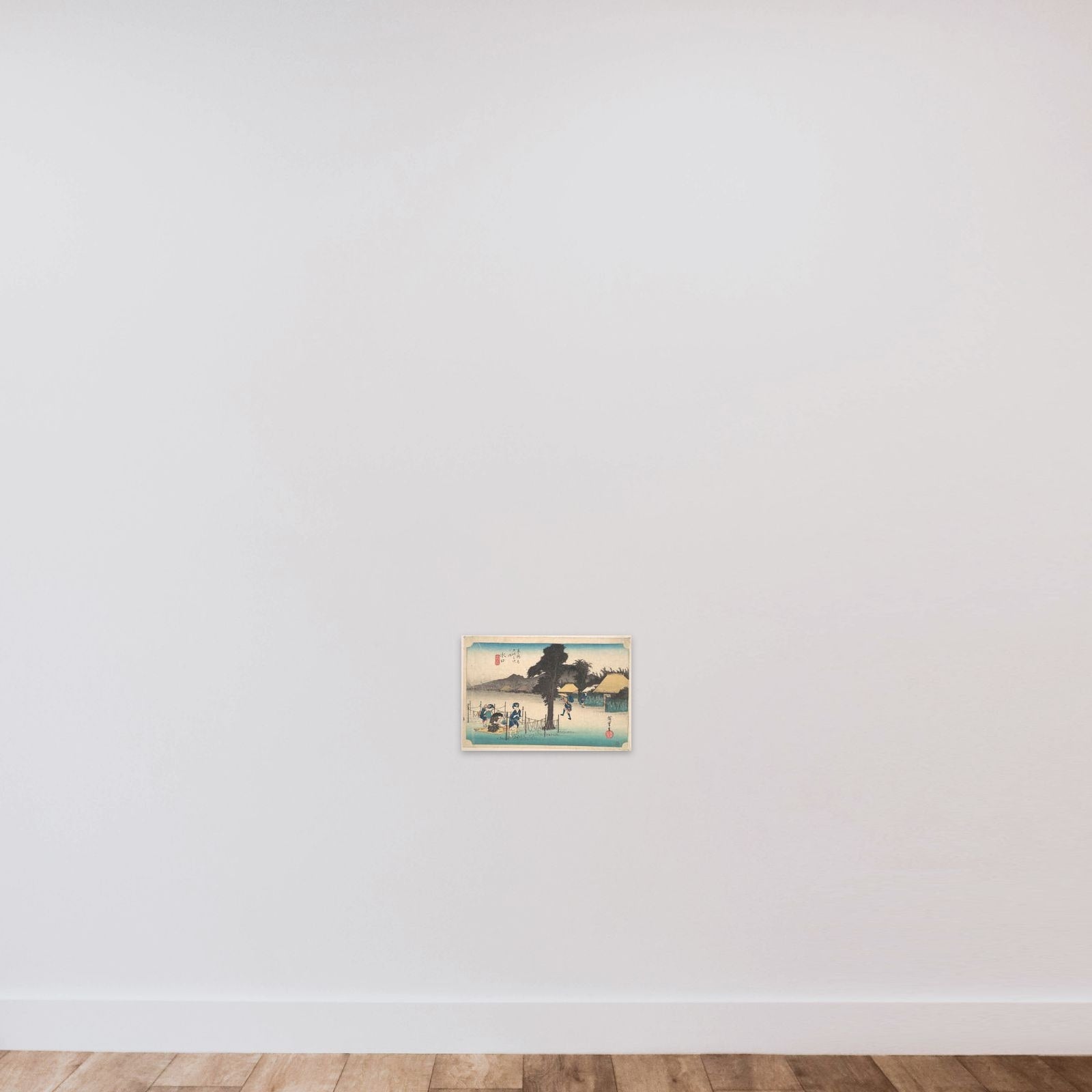 Mizukuchi, Meibutsu Kampyo unframed — shown to scale