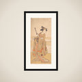 Onoe Tamizo as a Samurai Woman framed