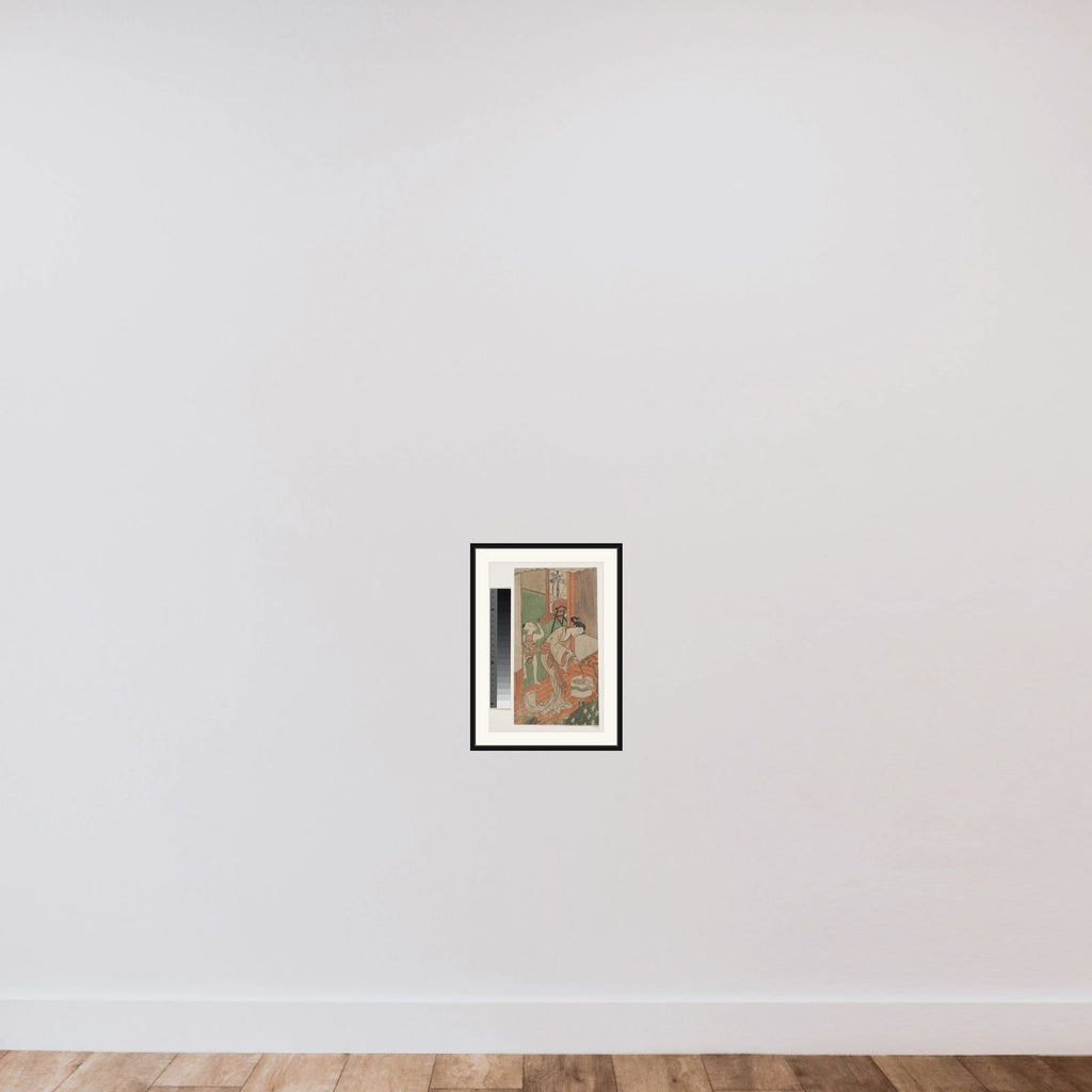 On the Veranda framed — shown to scale