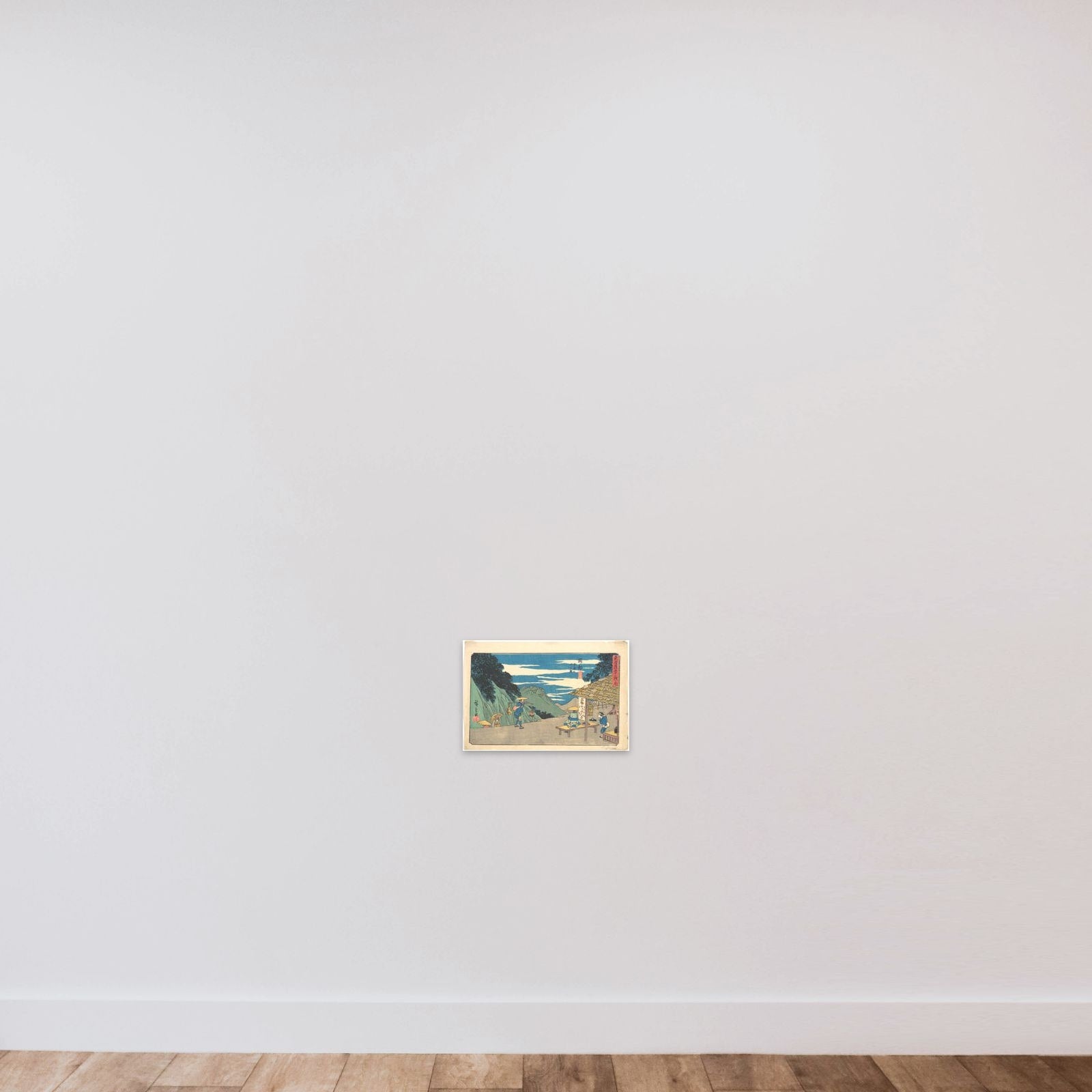 Okabe unframed — shown to scale