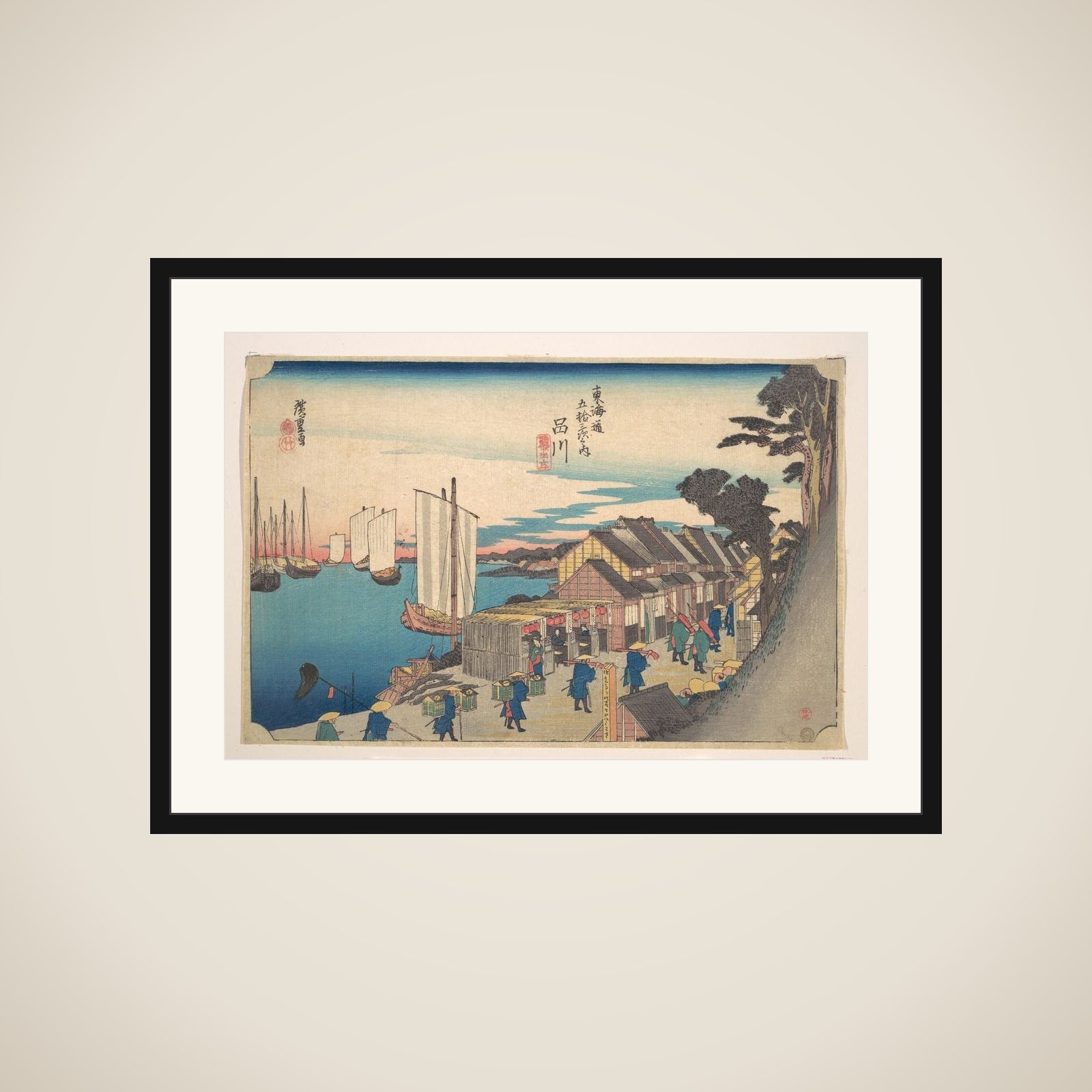 Shinagawa; Shoko Detachi framed