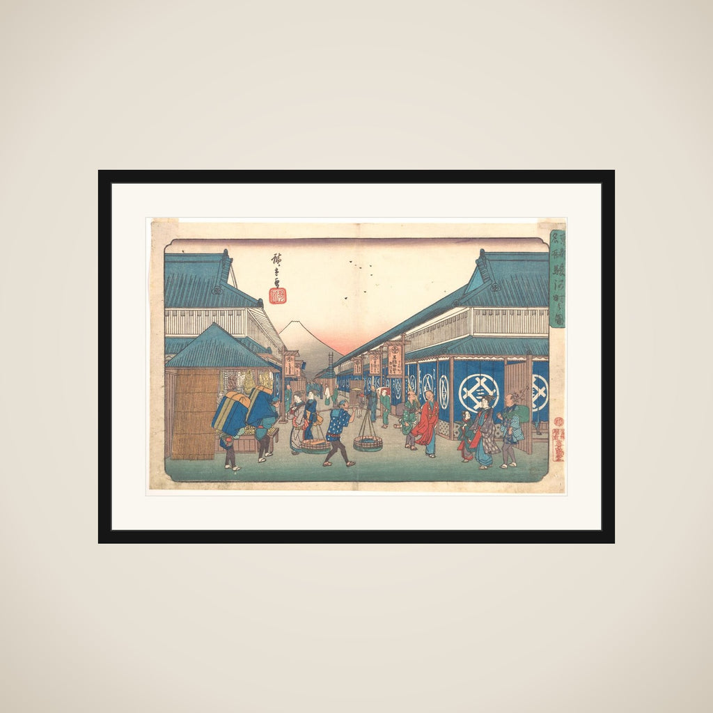 Suruga Street framed