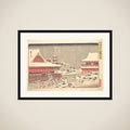 Year End Fair at Kinryuzan Temple framed