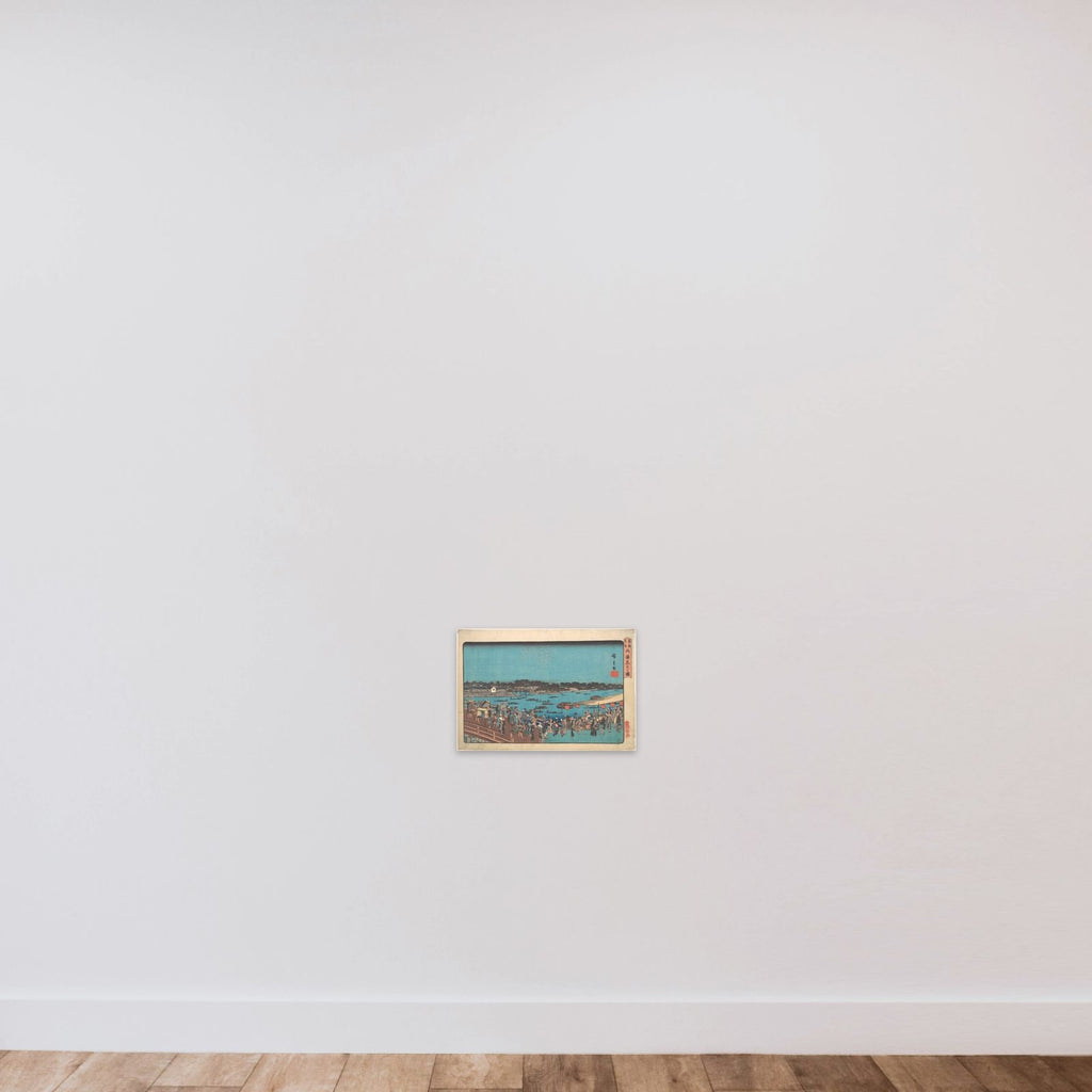 Ryogoku Hanabi no Zu unframed — shown to scale