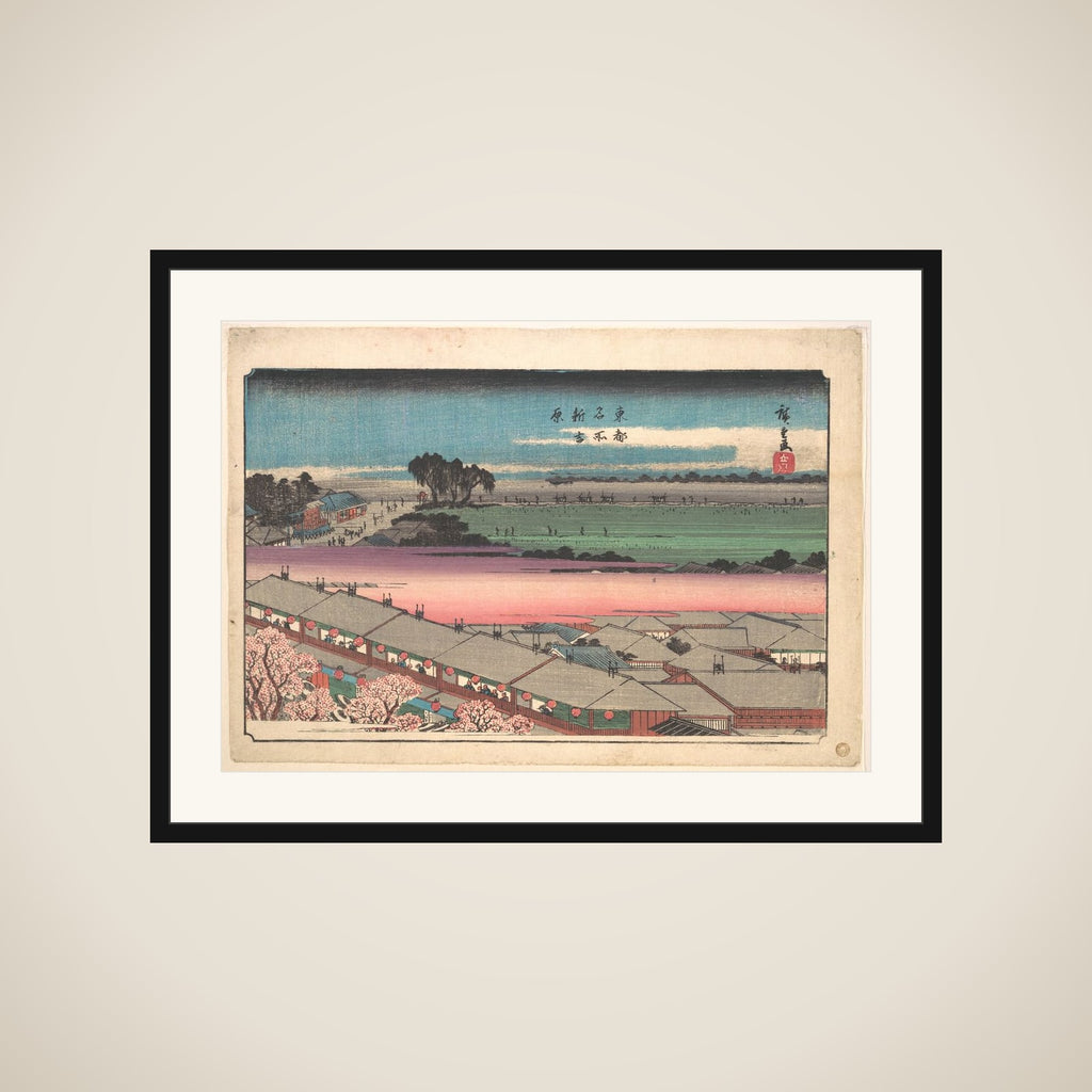 Shin Yoshiwara framed