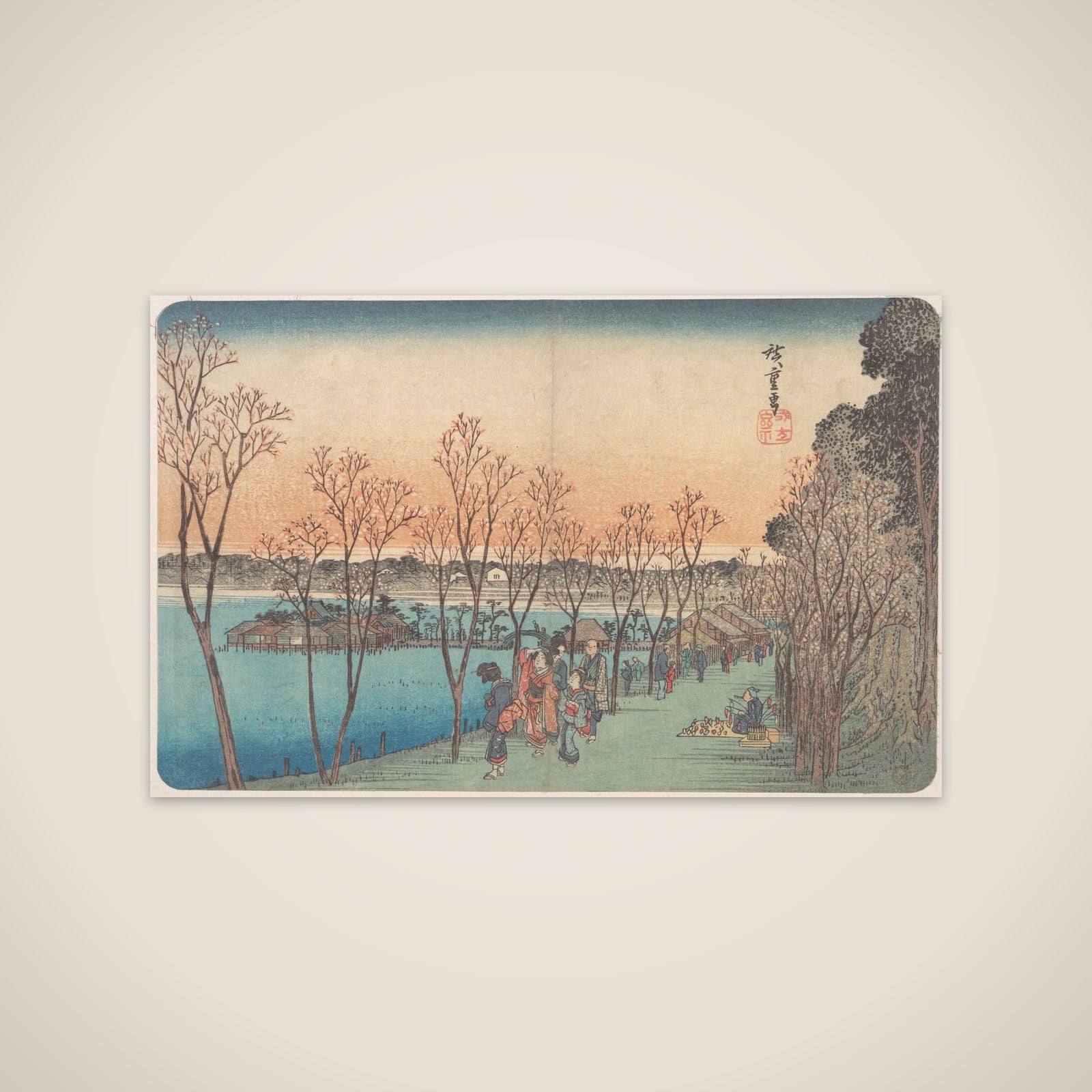 Ueno, Shinobazu no Ike unframed print