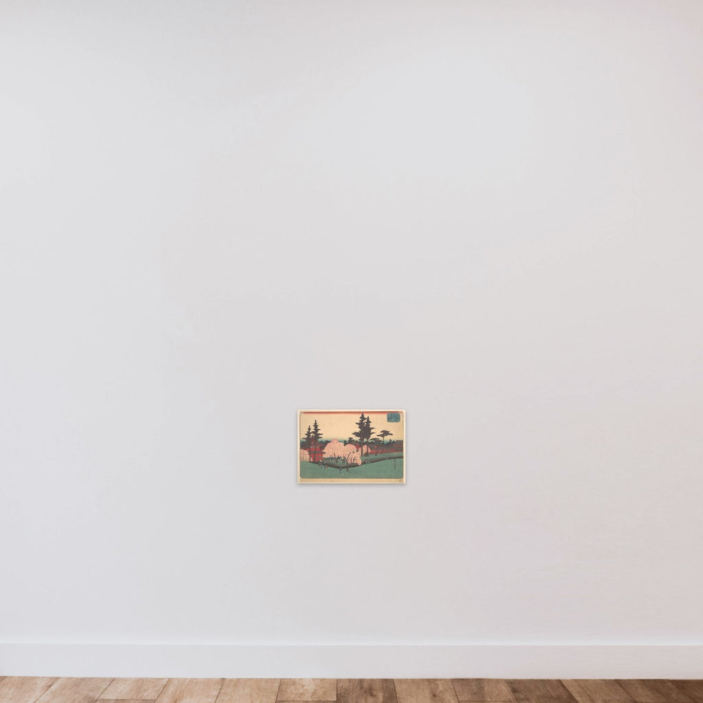 Ueno Toezan no Zu unframed — shown to scale