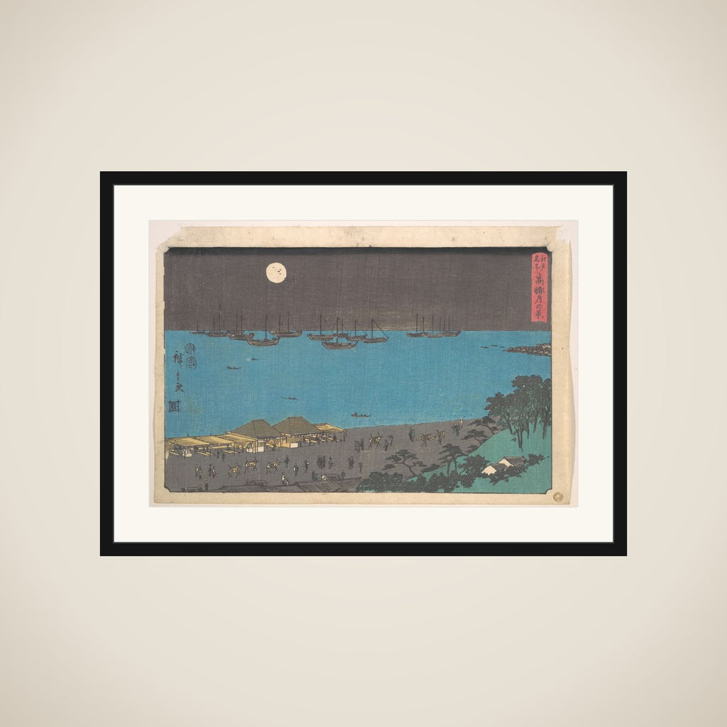 Takanawa Tsuki no Kei framed