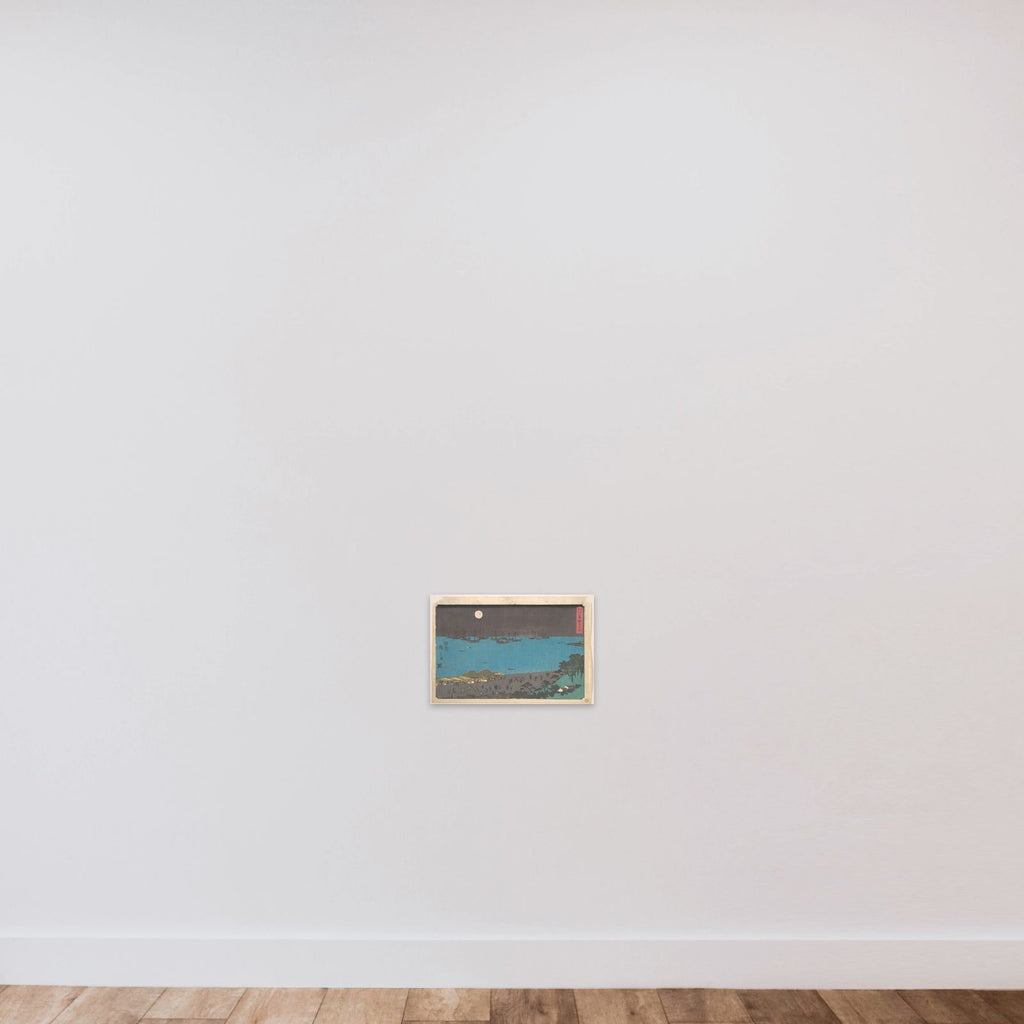 Takanawa Tsuki no Kei unframed — shown to scale