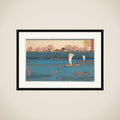 Sumidagawa Mimeguri Hana Zakari no Kei framed