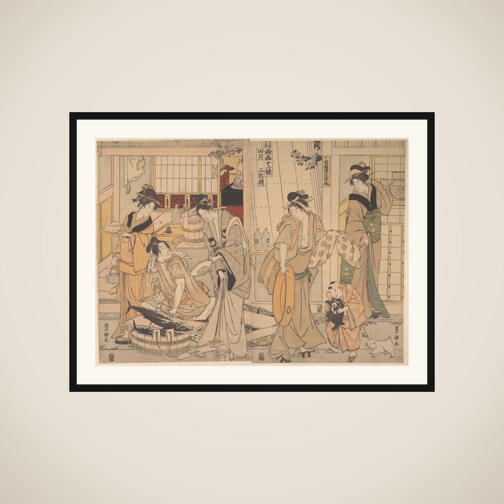 The Fourth Month framed