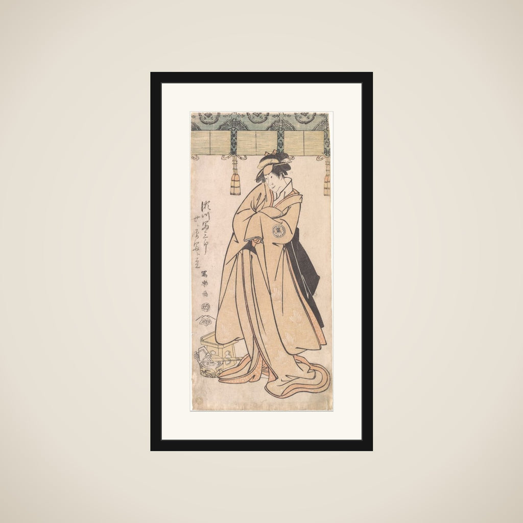 The Actor Segawa Tomisaburo II as the Otomos' Maid Wakakusa, Actually Prince Korehito framed