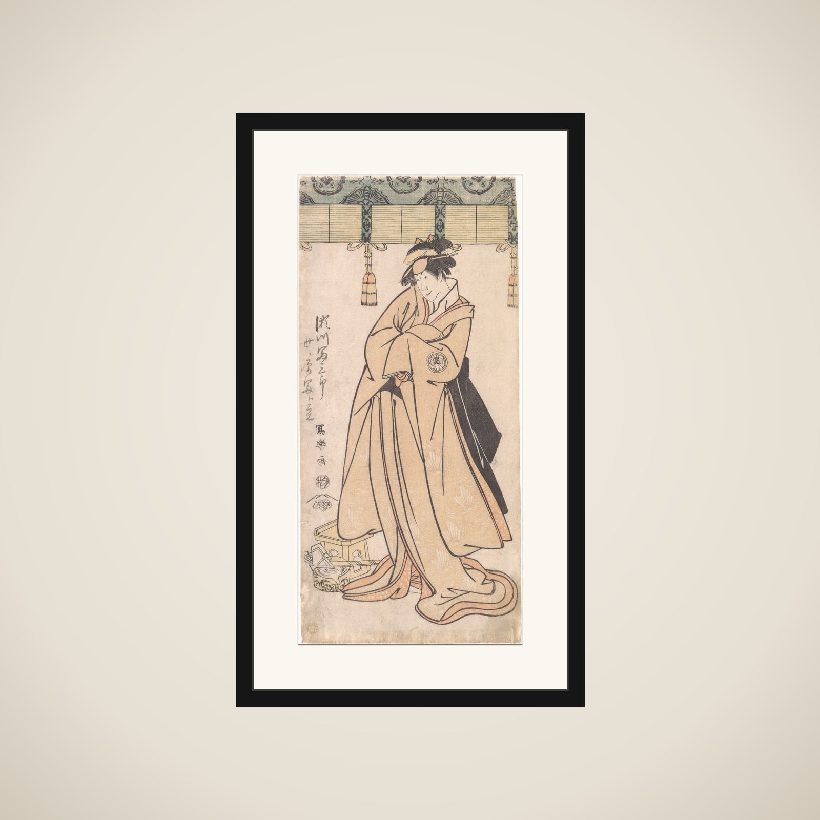 The Actor Segawa Tomisaburo II as the Otomos' Maid Wakakusa, Actually Prince Korehito framed