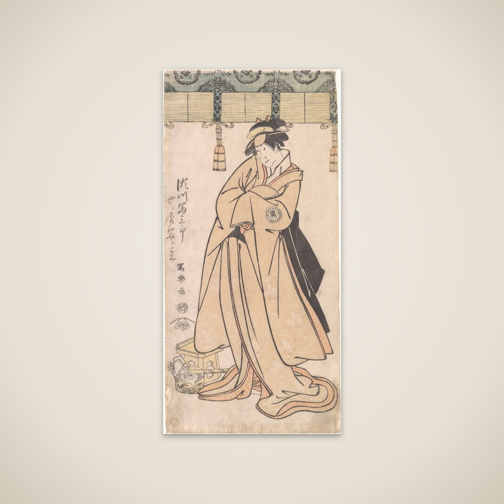 The Actor Segawa Tomisaburo II as the Otomos' Maid Wakakusa, Actually Prince Korehito unframed print