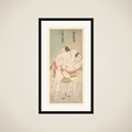 The Sumo Wrestlers Wadagahara Jinshirō and Kachōzan Gorokichi framed
