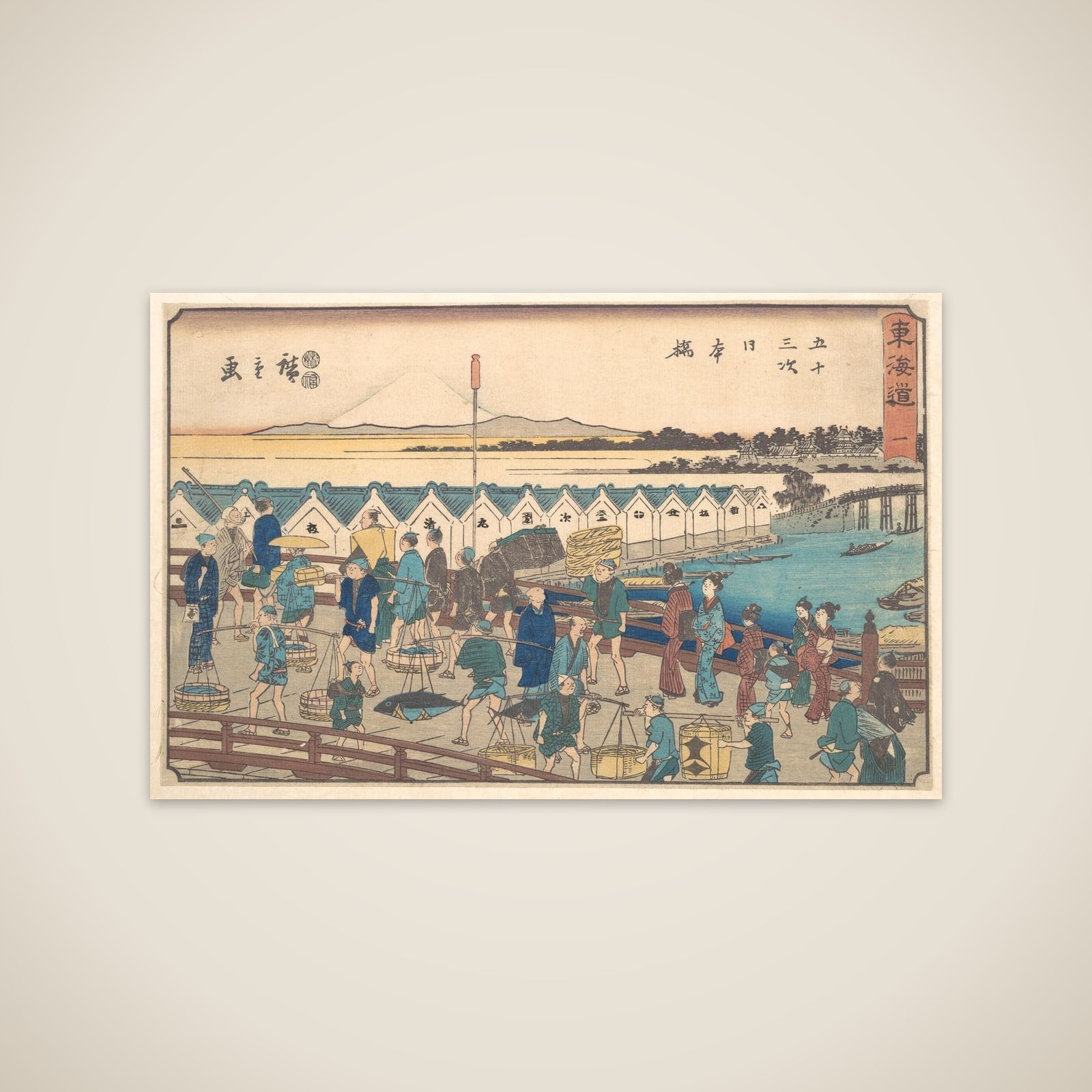 Nihon bashi unframed print