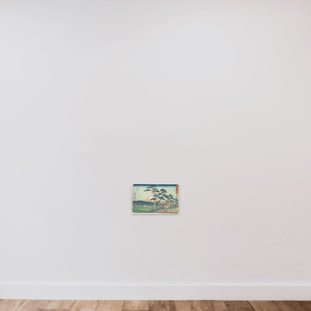 Yoshiwara unframed — shown to scale