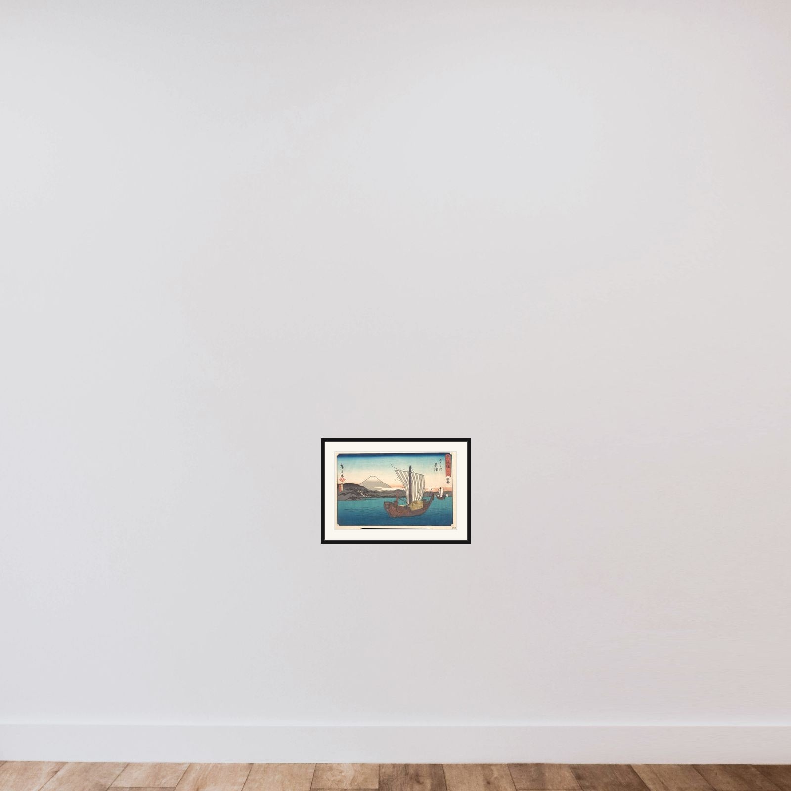 Okitsu framed — shown to scale