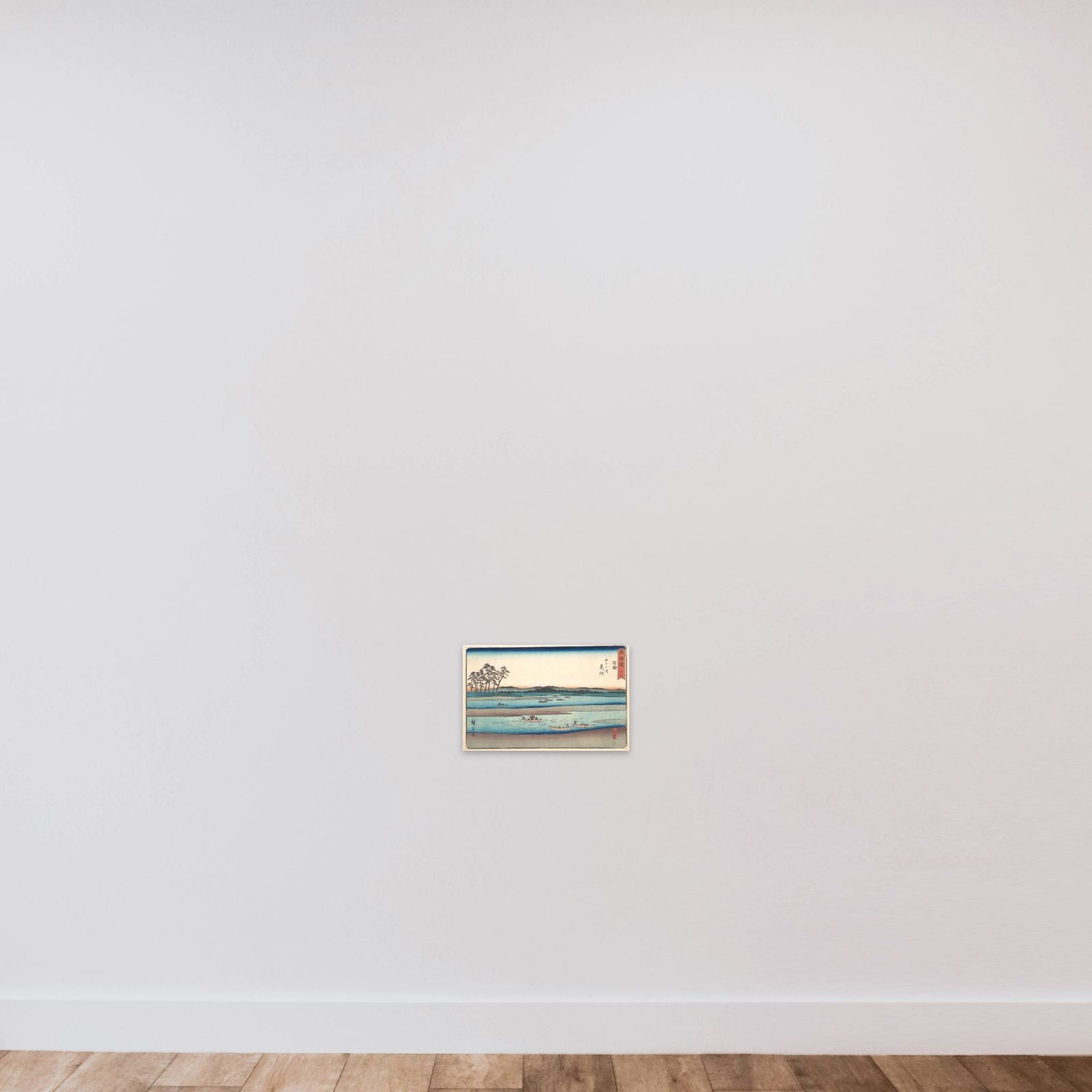 Mitsuke unframed — shown to scale