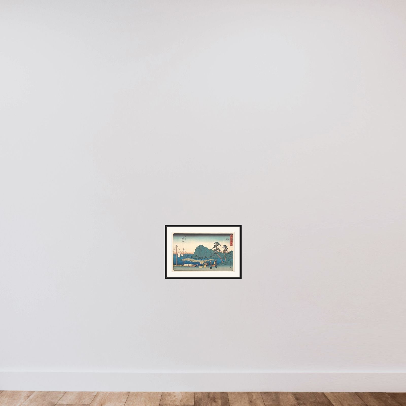 Maizaka framed — shown to scale