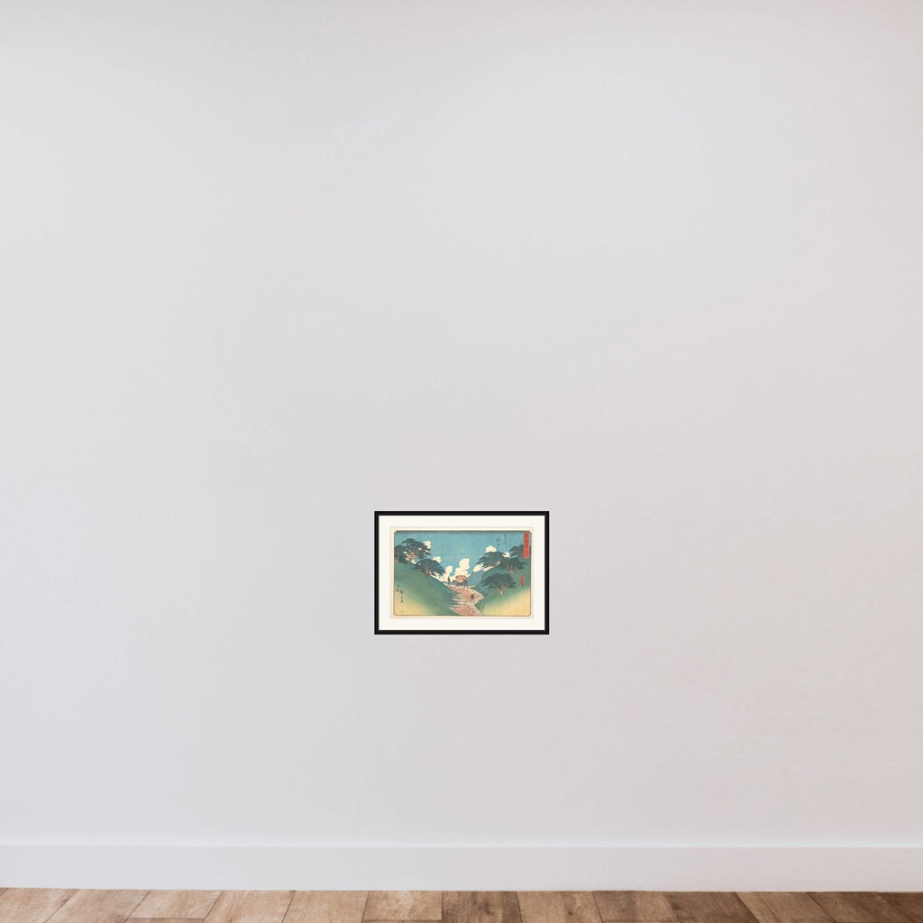 Minaguchi framed — shown to scale
