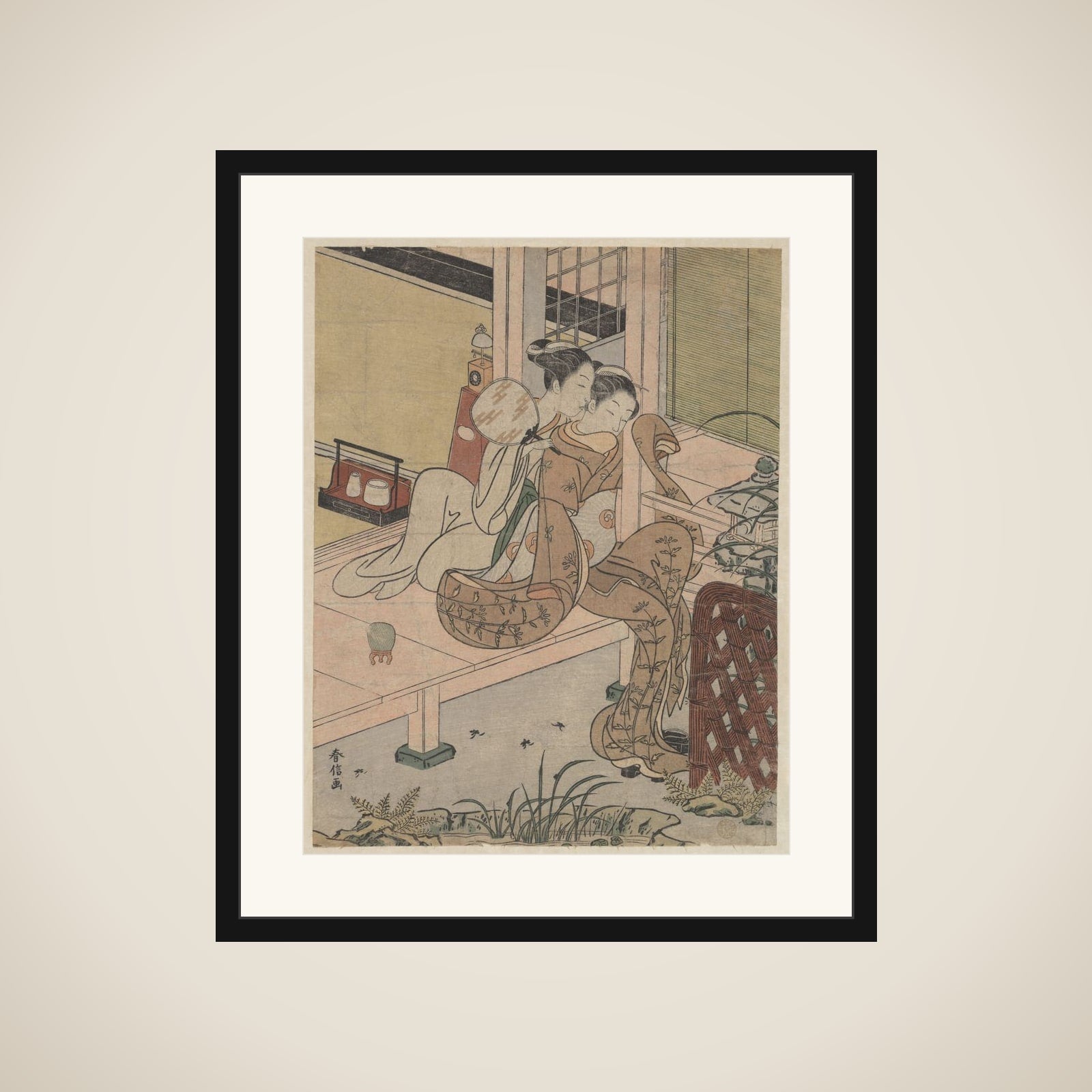 The Gossips framed